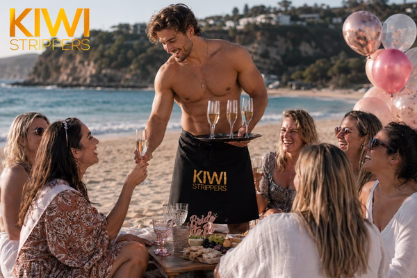 3hrs - 1 G-String Waiter with Apron - Uncensored