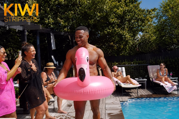 3hrs - 1 Nude Waiter - NZ Nude Waiters from $863 bachelor party hire