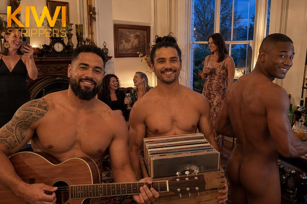 3hrs - 3 Nude Waiters