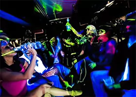 Party Bus Prices - Hamilton Deluxe Hen Party Bus